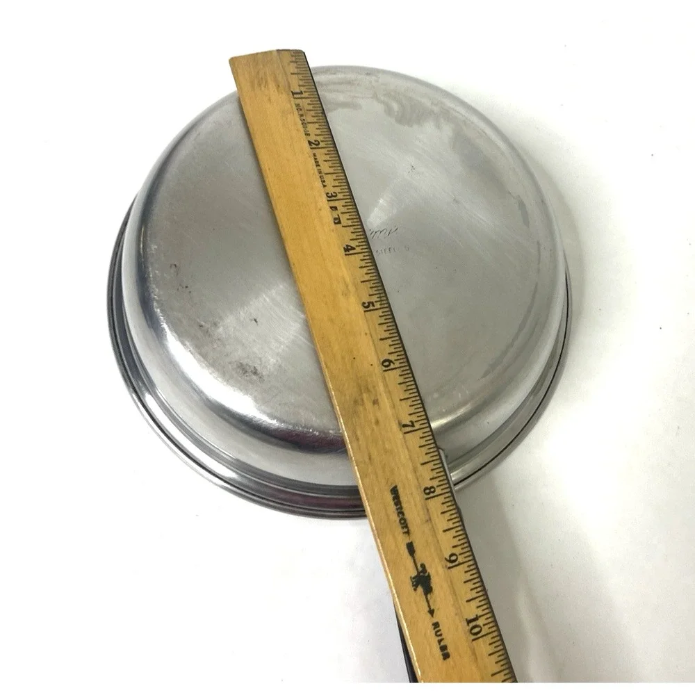 Vintage Lifetime Cookware 8 Inch Skillet Fry Pan‎ 18-8 Stainless USA No Lid